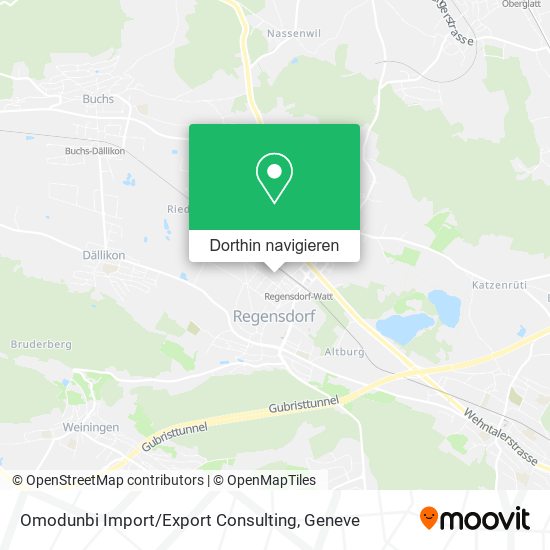 Omodunbi Import / Export Consulting Karte