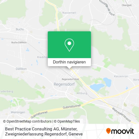 Best Practice Consulting AG, Münster, Zweigniederlassung Regensdorf Karte