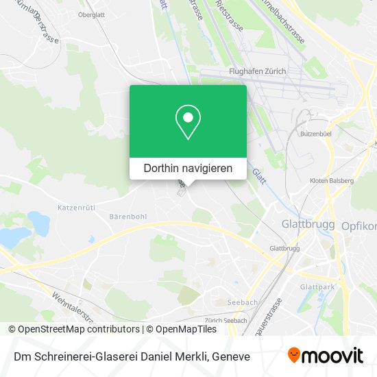 Dm Schreinerei-Glaserei Daniel Merkli Karte