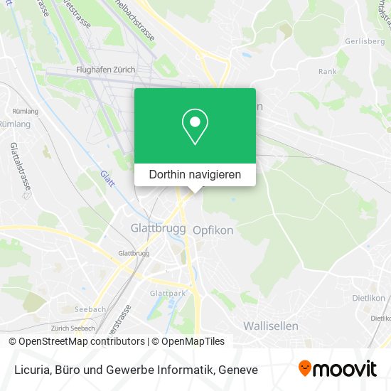 Licuria, Büro und Gewerbe Informatik Karte