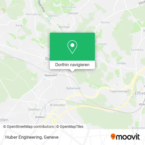 Huber Engineering Karte