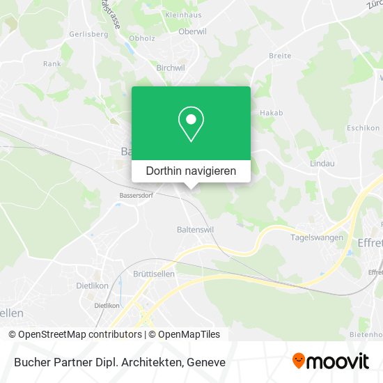 Bucher Partner Dipl. Architekten Karte