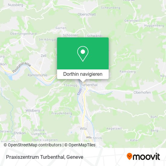 Praxiszentrum Turbenthal Karte