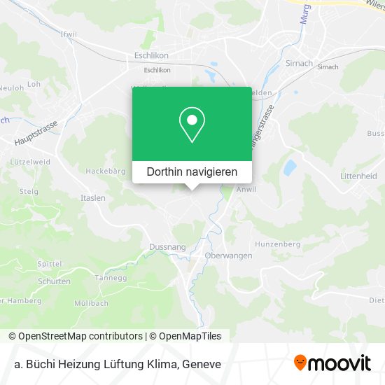 a. Büchi Heizung Lüftung Klima Karte