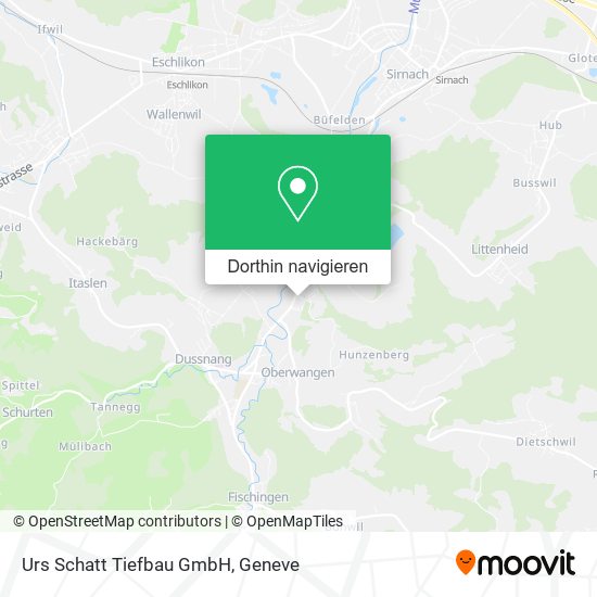 Urs Schatt Tiefbau GmbH Karte