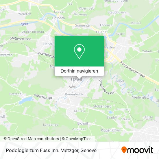 Podologie zum Fuss Inh. Metzger Karte