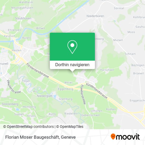 Florian Moser Baugeschäft Karte