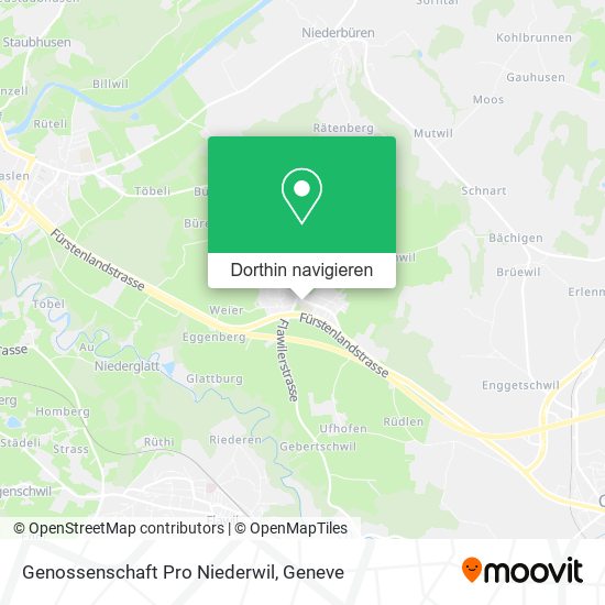 Genossenschaft Pro Niederwil Karte