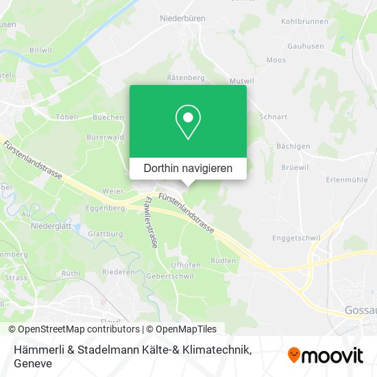 Hämmerli & Stadelmann Kälte-& Klimatechnik Karte