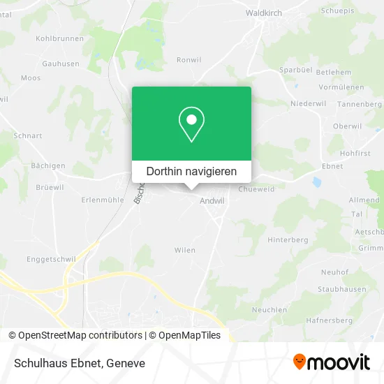 Schulhaus Ebnet Karte