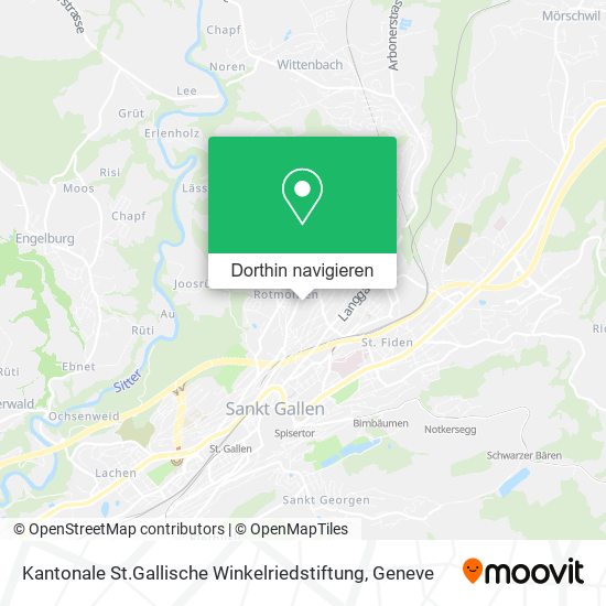 Kantonale St.Gallische Winkelriedstiftung Karte
