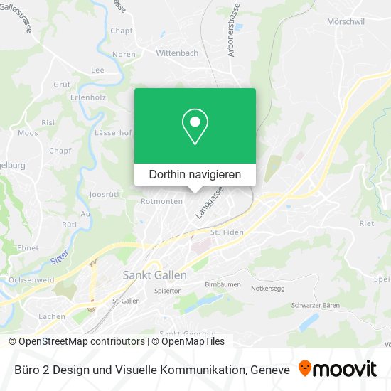 Büro 2 Design und Visuelle Kommunikation Karte