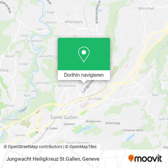 Jungwacht Heiligkreuz St.Gallen Karte