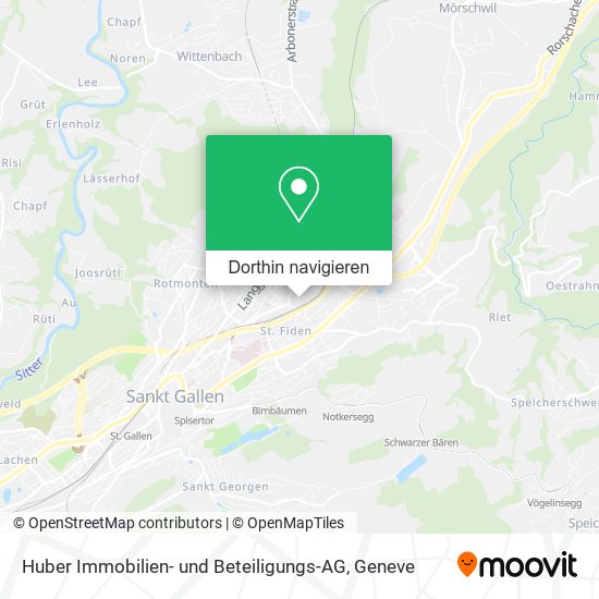 Huber Immobilien- und Beteiligungs-AG Karte