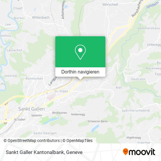 Sankt Galler Kantonalbank Karte