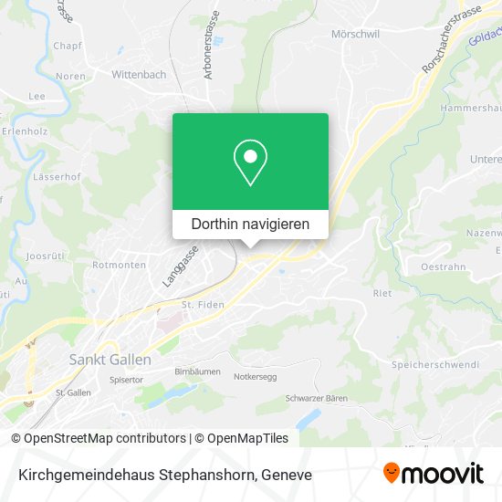 Kirchgemeindehaus Stephanshorn Karte