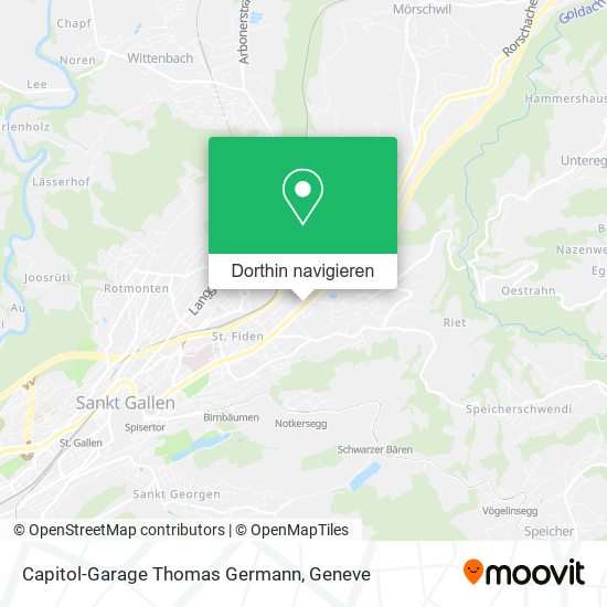 Capitol-Garage Thomas Germann Karte