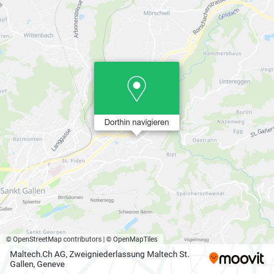 Maltech.Ch AG, Zweigniederlassung Maltech St. Gallen Karte