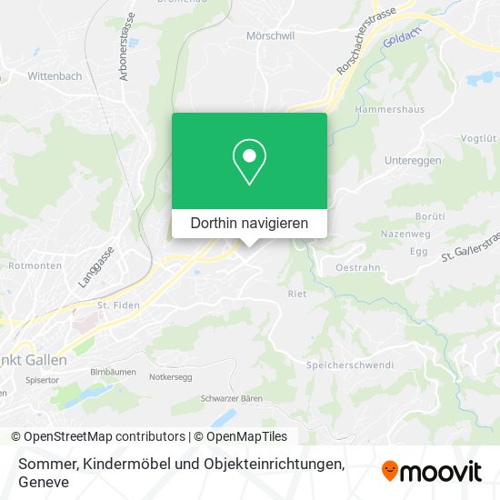 Sommer, Kindermöbel und Objekteinrichtungen Karte