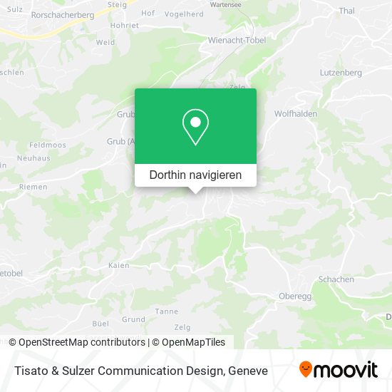 Tisato & Sulzer Communication Design Karte