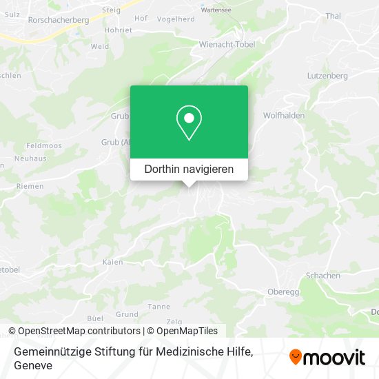 Gemeinnützige Stiftung für Medizinische Hilfe Karte