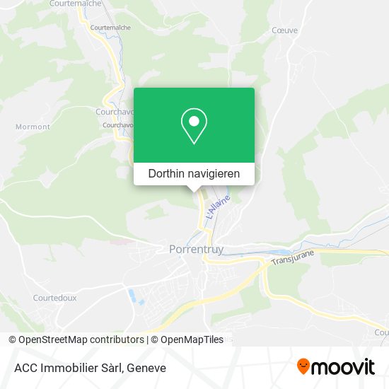 ACC Immobilier Sàrl Karte
