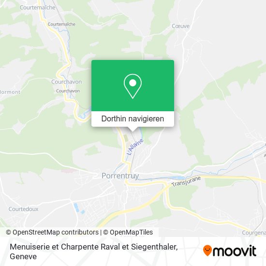 Menuiserie et Charpente Raval et Siegenthaler Karte