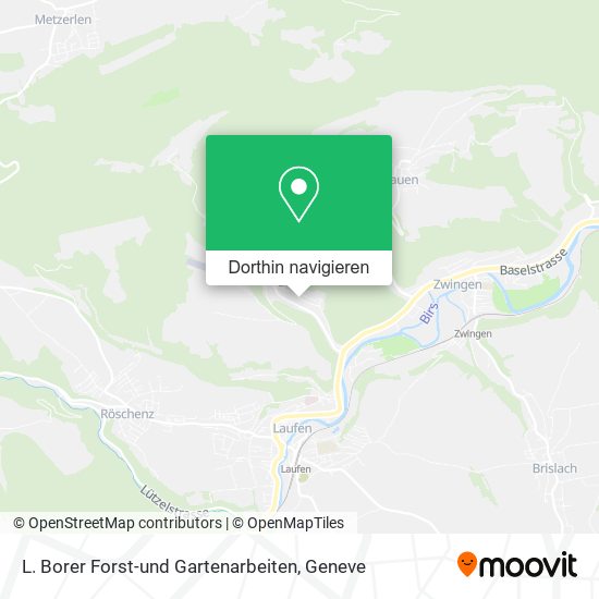 L. Borer Forst-und Gartenarbeiten Karte