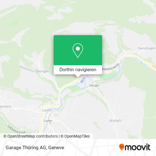 Garage Thüring AG Karte