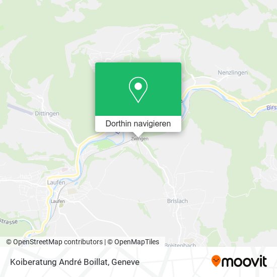 Koiberatung André Boillat Karte