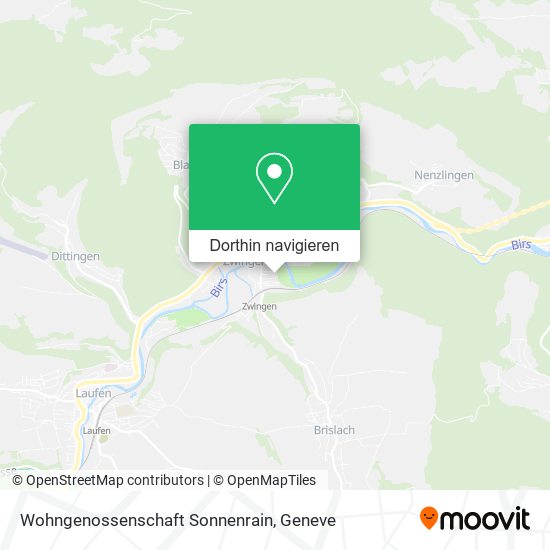 Wohngenossenschaft Sonnenrain Karte