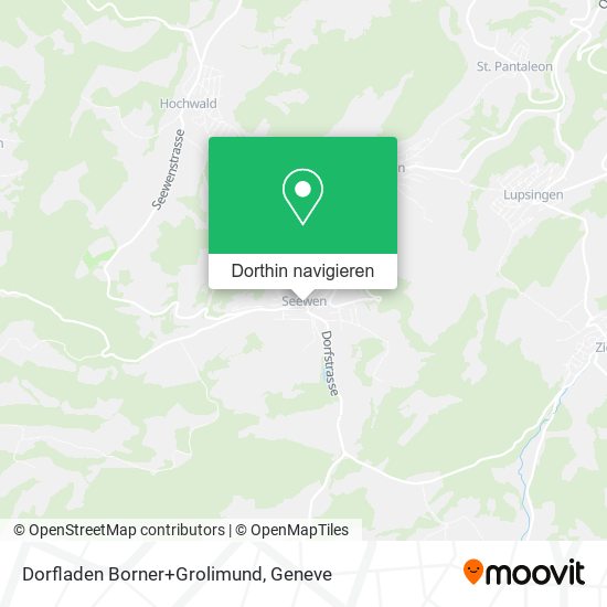 Dorfladen Borner+Grolimund Karte
