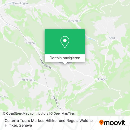 Culterra Tours Markus Hilfiker und Regula Waldner Hilfiker Karte