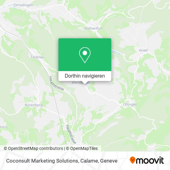 Coconsult Marketing Solutions, Calame Karte