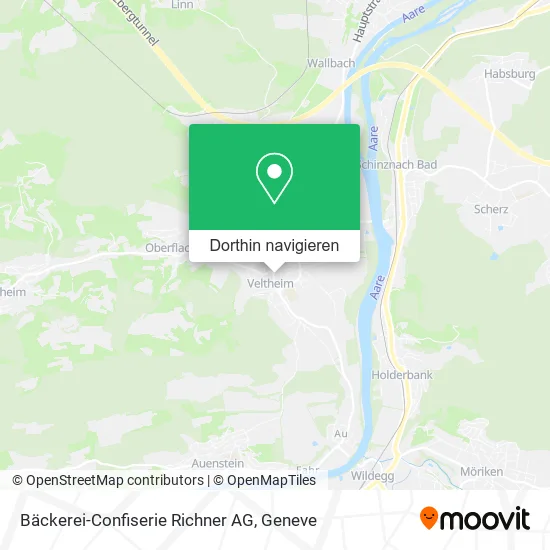 Bäckerei-Confiserie Richner AG Karte