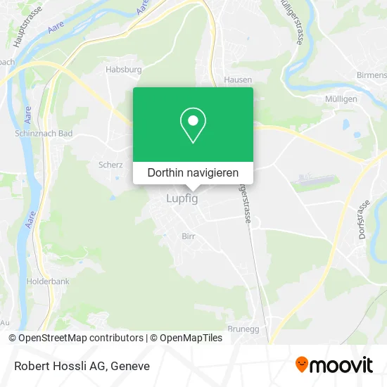 Robert Hossli AG Karte