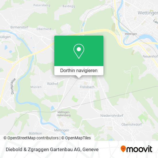 Diebold & Zgraggen Gartenbau AG Karte