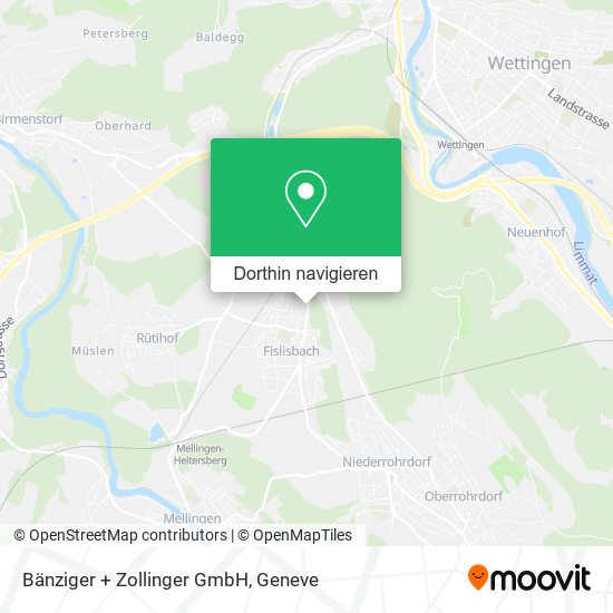 Bänziger + Zollinger GmbH Karte