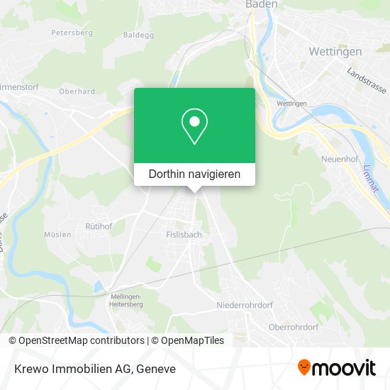 Krewo Immobilien AG Karte