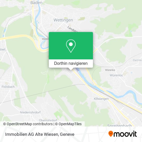 Immobilien AG Alte Wiesen Karte