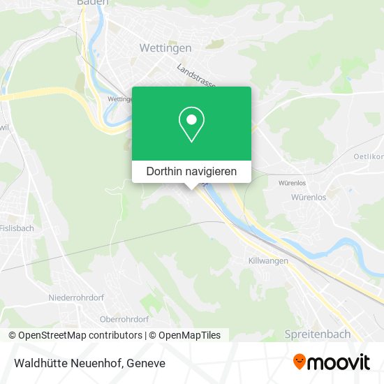 Waldhütte Neuenhof Karte
