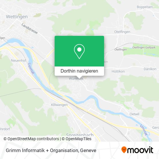 Grimm Informatik + Organisation Karte