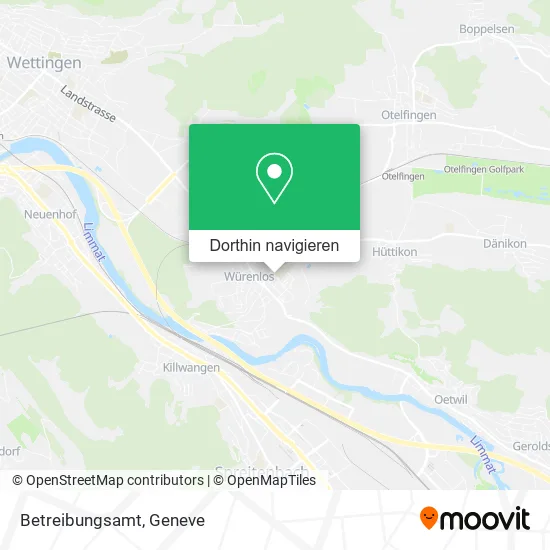 Betreibungsamt Karte