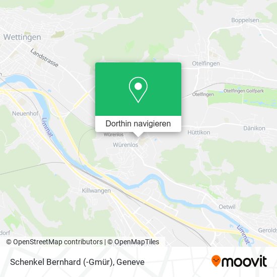 Schenkel Bernhard (-Gmür) Karte
