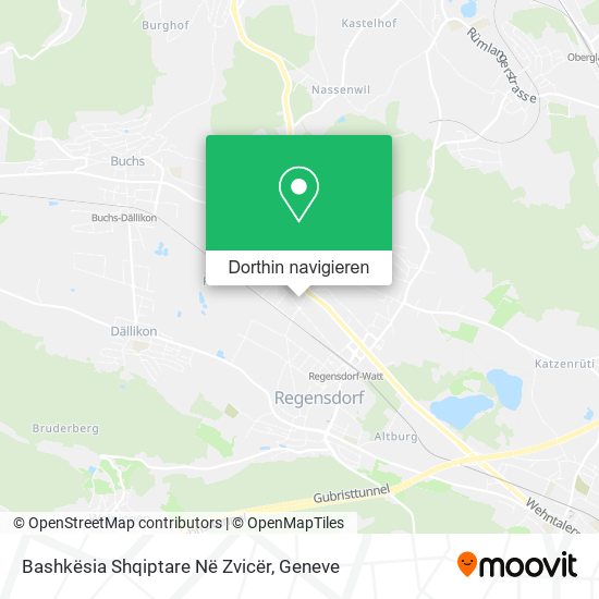 Bashkësia Shqiptare Në Zvicër Karte