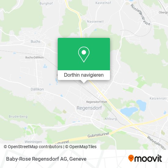 Baby-Rose Regensdorf AG Karte