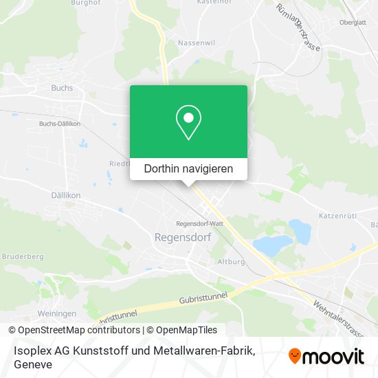 Isoplex AG Kunststoff und Metallwaren-Fabrik Karte