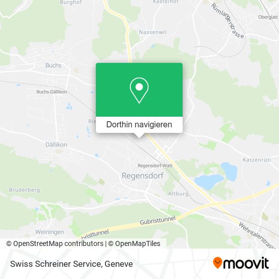 Swiss Schreiner Service Karte
