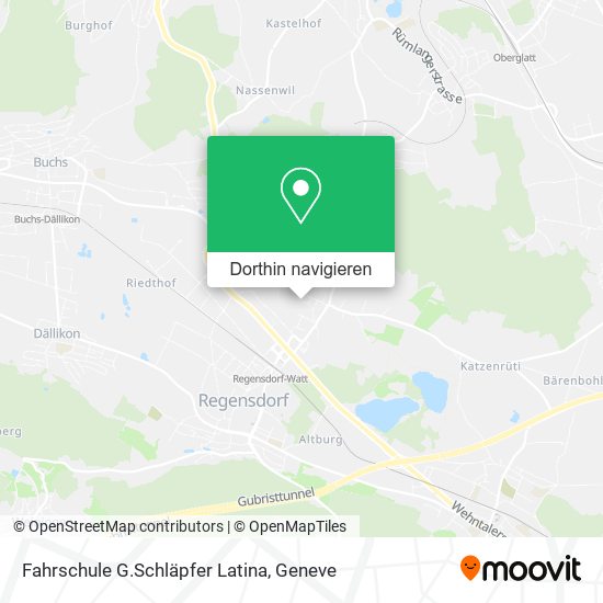 Fahrschule G.Schläpfer Latina Karte