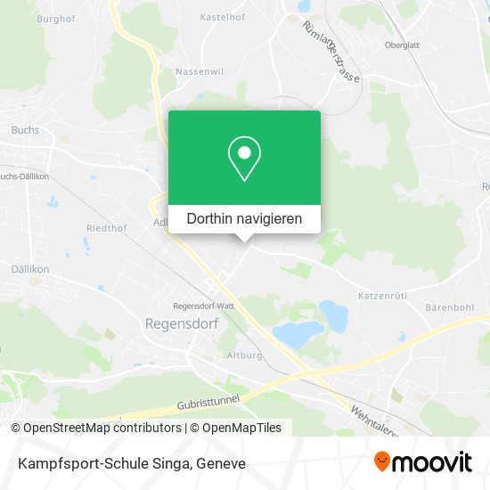 Kampfsport-Schule Singa Karte